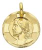 Immagine di Medaglia Sacro Volto di Gesù gr 4,6 oro giallo 18k