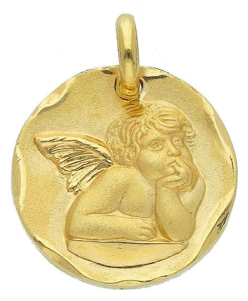 Picture of Angel Medal (Raphael) gr 4,9 yellow gold 18k