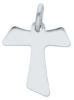Imagen de Cruz Tau de San Francisco gr 0,95 oro blanco 18k