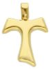 Imagen de Cruz de San Francisco gr 1,7 oro amarillo 18k