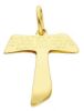 Immagine di Croce Tau con preghiera gr 1,6 oro giallo 18k