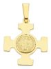 Immagine di Croce di San Benedetto gr 3,5 oro giallo 18k
