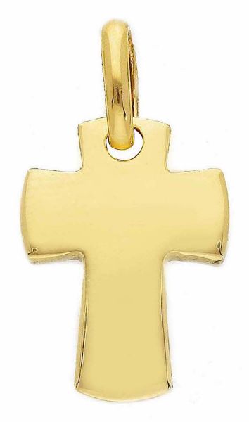 Picture of Solid yellow gold 18k bombed Cross gr 1,9