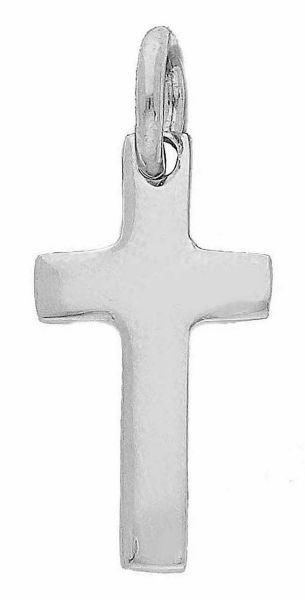 Picture of Solid white gold 18k Cross Pendant for men gr 1,5