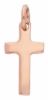Picture of Small solid rose gold 18k Cross Pendant gr 1,6
