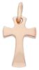 Picture of Large solid rose gold 18k Cross for men gr 2,2