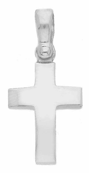Imagen de Cruz joyería gr 2,2 oro blanco macizo 18k
