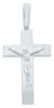 Imagen de Collar Crucifijo gr 8,9 oro blanco 18k mujer hombre