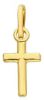 Imagen de Cruz recta abombada gr 0,85 oro amarillo macizo 18k