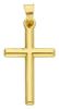 Imagen de Cruz recta grabada gr 0,5 oro amarillo 18k