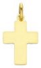 Picture of Smooth Cross Pendant gr 0,8 yellow gold 18k