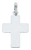 Picture of Catholic Cross Necklace for men gr 0,8 white gold 18k