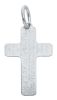 Imagen de Collar Cruz gr 1 oro blanco 18k con oración
