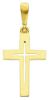 Picture of Yellow gold 18k Double Cross gr 0,85