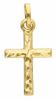 Picture of Yellow gold 18k Cross Necklace for men gr 0,45