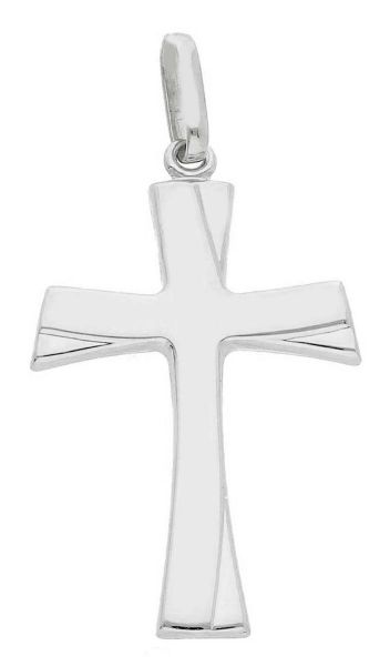 Immagine di Croce moderna gr 1,15 oro bianco 18k