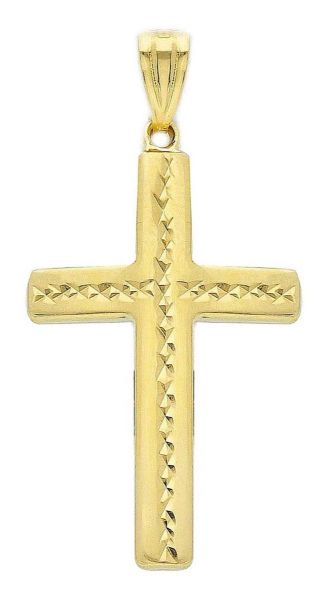 Imagen de Collar Cruz con Espinas gr 1,6 oro amarillo 18k