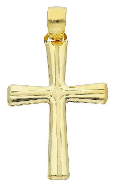Immagine di Croce doppia gr 1,45 oro giallo 18k