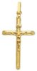 Picture of Yellow gold 18k Italian Crucifix Necklace gr 2,5