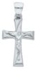 Picture of Solid white gold 18k Classical Crucifix gr 1,45