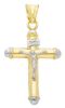 Immagine di Crocifisso gr 2 oro giallo / bianco 18k uomo donna