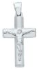 Imagen de Crucifijo gr 2,4 de oro blanco 18k mujer hombre