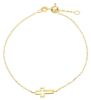 Immagine di Bracciale con Croce gr 1,5 oro giallo 18k
