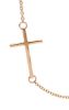 Immagine di Collana Girocollo con Croce donna gr 2 oro rosa 18k