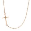 Immagine di Collana Girocollo con Croce donna gr 2 oro rosa 18k