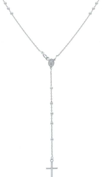 Picture of Rosary Chain for female gr 3,6 white gold 18k
