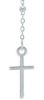 Picture of Long diamond Rosary Necklace for women gr 6,2 white gold 18k