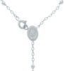 Picture of Long diamond Rosary Necklace for women gr 6,2 white gold 18k