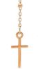 Imagen de Collar Rosario para mujer largo gr 6,2 de oro rosa 18k