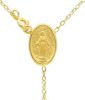 Imagen de Rosario de oro amarillo Medalla Milagrosa y Crucifijo gr 13,00