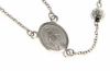 Picture of Long diamond Rosary Necklace gr 12 white gold 18k
