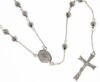 Picture of Long diamond Rosary Necklace gr 12 white gold 18k