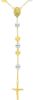 Picture of Long diamond Rosary Necklace gr 33 yellow / white gold 18k