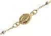 Picture of Rosary Necklace for women gr 4,2 tricolor gold 18k