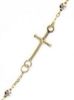 Picture of Rosary Necklace for women gr 4,2 tricolor gold 18k