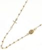 Picture of Rosary Necklace for women gr 4,2 tricolor gold 18k