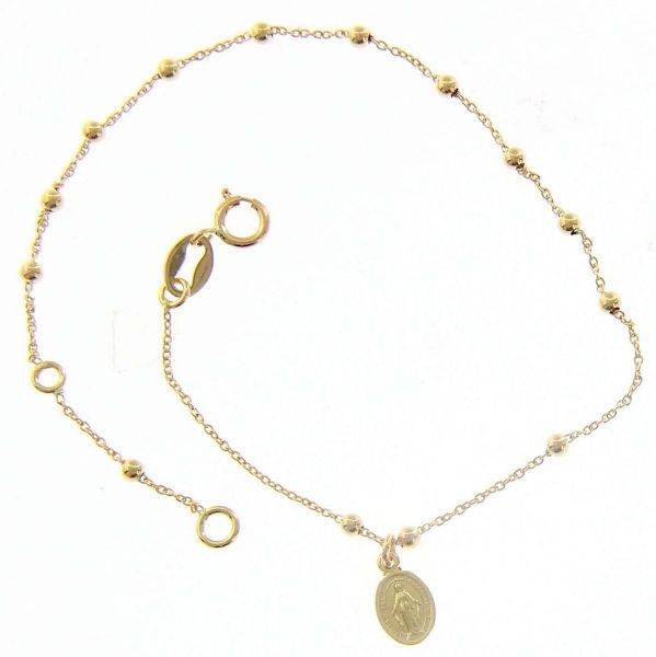 Picture of Italian Rosary Bracelet gr 1,1 yellow gold 18k