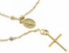 Immagine di Bracciale Rosario gr 1,85 oro giallo / bianco / rosa 18k
