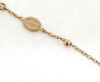 Picture of Miraculous Medal Rosary Bracelet gr 3 rose gold 18k