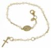 Picture of Pearl Rosary Bracelet gr 3,1 yellow gold 18k Made in Italy