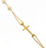 Picture of Pearl Rosary Necklace for women gr 4,8 yellow gold 18k