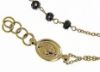 Immagine di Bracciale Rosario gr 3,6 oro giallo 18k onice nero