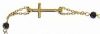 Immagine di Bracciale Rosario gr 3,6 oro giallo 18k onice nero