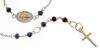 Immagine di Bracciale Rosario uomo onice nero gr 3,2 oro bianco 18k