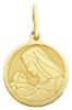 Imagen de Medalla Virgen con Niño gr 0,85 oro amarillo 18k