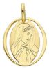 Imagen de Medalla de la Virgen de los Dolores gr 0,7 oro amarillo 18k